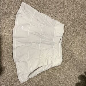 White Athletic Skirt Lululemon Size 2